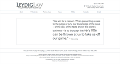 Desktop Screenshot of leydiglaw.com