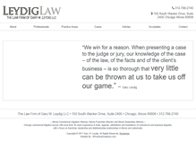 Tablet Screenshot of leydiglaw.com